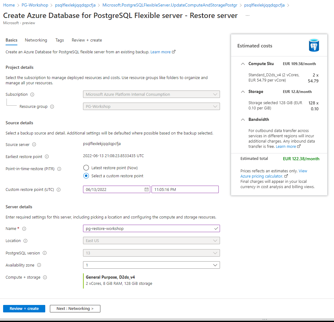Azure backup