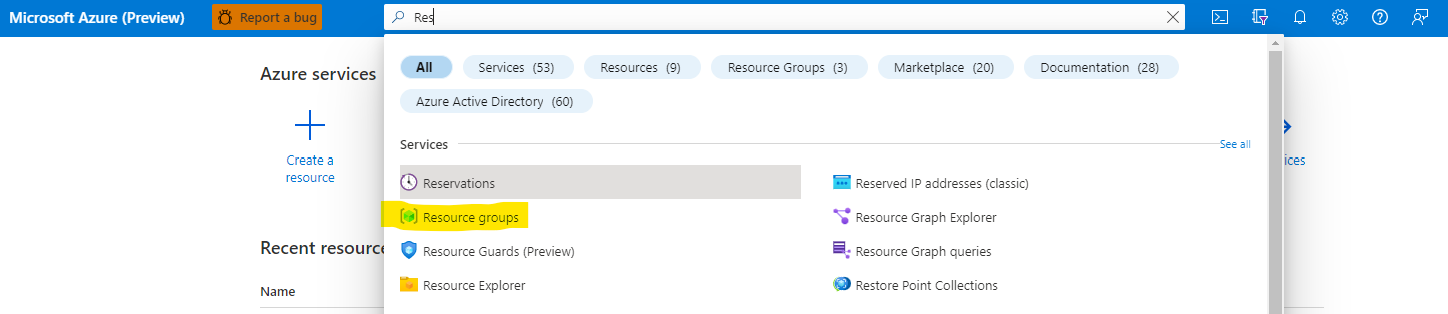 Resource Groups